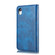 iPhone XR DG.MING Crazy Horse Texture Flip Detachable Magnetic Leather Case with Holder & Card Slots & Wallet - Blue