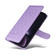 iPhone XR Diamond Lattice Leather Flip Phone Case - Light Purple