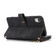 iPhone XR Dream 9-Card Wallet Zipper Bag Leather Phone Case - Black