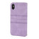 iPhone XR Embossed Striped Magnetic Buckle PU + TPU Horizontal Flip Leather Case with Holder & Card Slot & Wallet & Photo Frame & Sling - Purple