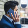 iPhone XR Geometric Pattern RFID Leather Phone Case - Blue