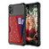 iPhone XR Glitter Magnetic Card Bag Phone Case - Red