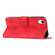 iPhone XR Heart Pattern Skin Feel Leather Phone Case - Red
