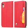 iPhone XR Knead Skin Texture Horizontal Flip Leather Case with Photo Frame & Holder & Card Slots & Wallet - Red
