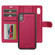 iPhone XR LC.IMEEKE L2 Series Detachable Magsafe PU Phone Case with Lanyard - Red