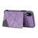 iPhone XR Line Card Holder Phone Case - Purple