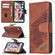 iPhone XR Matching Color Crocodile Texture Horizontal Flip PU Leather Case with Wallet & Holder & Card Slots - Brown