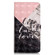 iPhone XR Oil Embossed 3D Drawing Leather Phone Case - Stitching Marble