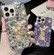 iPhone XR Plum Blossom Handmade Diamond Inlay PC Phone Case - Purple