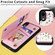 iPhone XR Printed Double Buckle RFID Anti-theft Phone Case - Dried Flower World