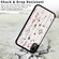 iPhone XR Printed Double Buckle RFID Anti-theft Phone Case - Dried Flower World