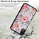 iPhone XR Printed Double Buckle RFID Anti-theft Phone Case - Pastoral Rose