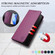 iPhone XR RC01 Dual-Folded Magnetic Suction RFID Leather Phone Case - Violet