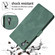 iPhone XR Retro Magnetic Closing Clasp Horizontal Flip Leather Case with Holder & Card Slots & Photo Frame & Wallet - Green