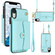 iPhone XR RFID Card Slot Phone Case with Long Lanyard - Mint Green