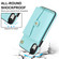 iPhone XR RFID Card Slot Phone Case with Long Lanyard - Mint Green