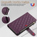 iPhone XR Rhombic Zipper Wallet Leather Phone Case - Deep Purple