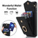iPhone XR Ring Holder RFID Card Slot Phone Case - Black