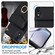 iPhone XR Ring Holder RFID Card Slot Phone Case - Black