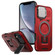 iPhone XR Shield Frame Holder MagSafe Phone Case - Red
