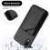 iPhone XR Skin Feel Four Card Slots Phone Case with Wrist Strap - Black