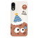 iPhone XR Skin Feeling Jelly TPU Hybrid PC Phone Case - Celebration Cookies White