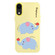 iPhone XR Skin Feeling Jelly TPU Hybrid PC Phone Case - Elephant Yellow