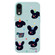 iPhone XR Skin Feeling Jelly TPU Hybrid PC Phone Case - Puppy Hat Light Green