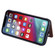 iPhone XR Solid Color Double Buckle Zipper Shockproof Protective Case - Brown