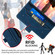 iPhone XR Stitching Magnetic RFID Leather Case - Royal Blue