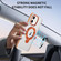 iPhone XR Two Color TPU Hybrid Acrylic MagSafe Magnetic Holder Phone Case - Orange