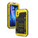 iPhone XR Waterproof Dustproof Shockproof Zinc Alloy + Silicone Case - Yellow
