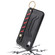 iPhone XR Wristband Wallet Leather Phone Case - Black