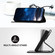 iPhone XR YX0080 Grid Butterfly Embossed Pattern Flip Leather Phone Case with Lanyard - Black