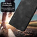 iPhone XR YX0080 Grid Butterfly Embossed Pattern Flip Leather Phone Case with Lanyard - Black