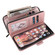 iPhone XR Zipper Wallet Bag Horizontal Flip PU Leather Case with Holder & 9 Card Slots & Wallet & Lanyard & Photo Frame - Rose Gold