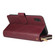 iPhone XR Zipper Wallet Bag Horizontal Flip PU Leather Case with Holder & 9 Card Slots & Wallet & Lanyard & Photo Frame - Wine Red