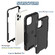 iPhone 11 Pro 3 in 1 PC + TPU Shockproof Phone Case - Black