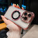 iPhone 11 Pro 6D Electroplating Armor Magsafe Phone Case - Pink