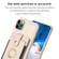 iPhone 11 Pro BF27 Metal Ring Card Bag Holder Phone Case - Beige