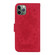 iPhone 11 Pro Butterfly Rose Embossed Leather Phone Case - Red