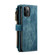 iPhone 11 Pro CaseMe-C30 PU + TPU Multifunctional Horizontal Flip Leather Case with Holder & Card Slot & Wallet & Zipper Pocket - Blue