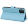 iPhone 11 Pro Cross Texture Detachable Leather Phone Case - Blue