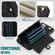iPhone 11 Pro Crossbody Rhombic Horizontal Wallet Leather Phone Case - Black