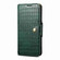 iPhone 11 Pro Denior Crocodile Texture Oil Edge Leather Phone Case - Green