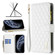 iPhone 11 Pro Diamond Lattice Zipper Wallet Leather Flip Phone Case - White