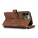 iPhone 11 Pro Dream 9-Card Wallet Zipper Bag Leather Phone Case - Brown