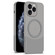 iPhone 11 Pro Dual Color Stitching MagSafe Magnetic PC Phone Case - Grey