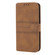 iPhone 11 Pro Embossed Striped Magnetic Buckle PU + TPU Horizontal Flip Leather Casewith Holder & Card Slot & Wallet & Photo Frame & Sling - Brown