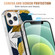 iPhone 11 Pro High Translucent Electroplating Flower Pattern TPU + PC Shockproof Case - Po-phase Flowers